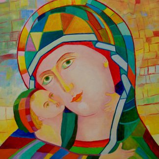Obrazy religijne na ścianę - Madonna z Dzieciątkiem obraz religijny