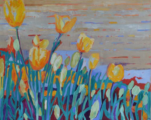 Tulipany obraz olejny (2)