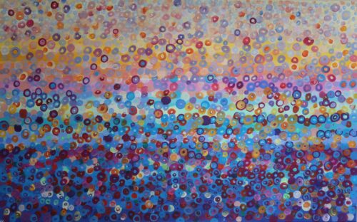 Duży obraz na płótnie abstrakcja 100 x 160